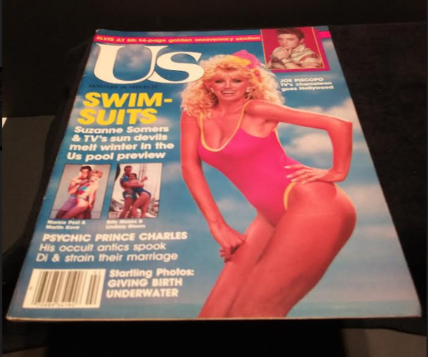 US Magazine 1985 Elvis at 50 – 14pg. Golden Anniversary Section/Pre-owned.