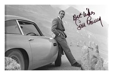 Sean Connery James Bond Signed A4 Autograph Photo Print 007