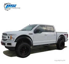 Extension Style Fender Flares Fits Ford F-150 2018-2020 Paintable Finish 