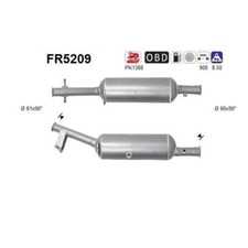 AS FR5209 Ruß-/Partikelfilter Abgasanlage für Peugeot 308 II 308 SW II 3008