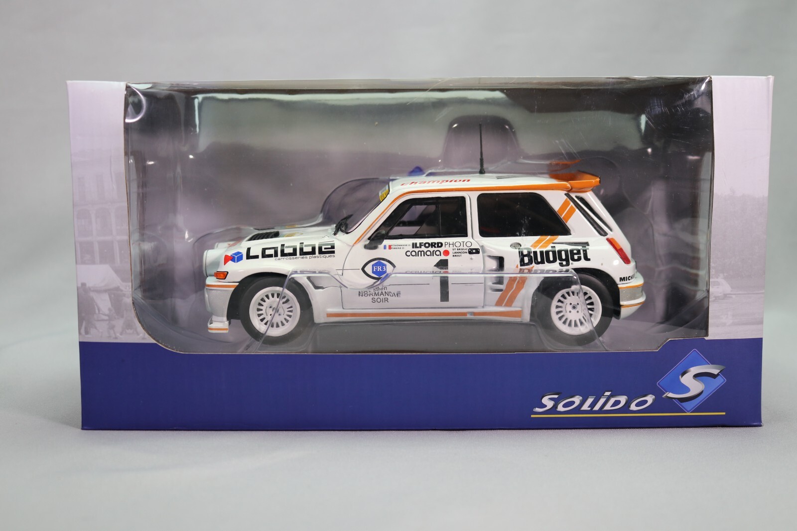 Renault Maxi 5 Turbo 1986 – Solido 1/18 – WRC Rallye Armor – Collection