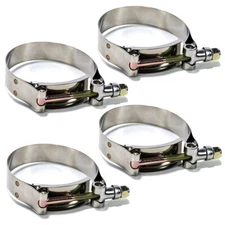 Squirrelly 2.75" Stainless-Steel T Bolt Clamp – Corrosion Resistant Hose Clamps