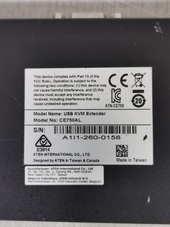 ATEN USB KVM Extender CE750AL — 第 3/4 张图片