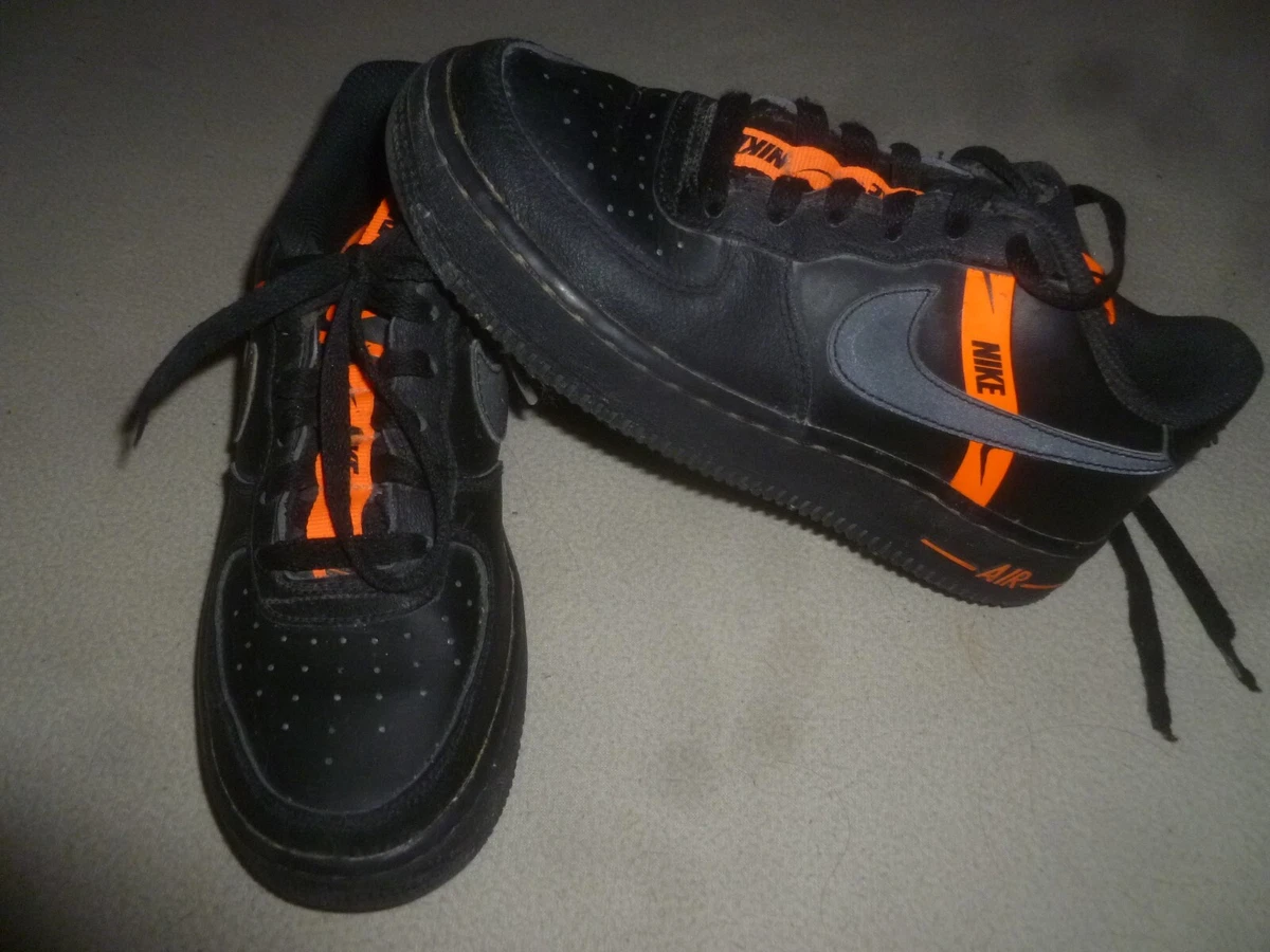 Nike Air Force 1 Low LV8 KSA Worldwide Pack Black Total Orange (GS) Kids' -  CT4683-001 - US