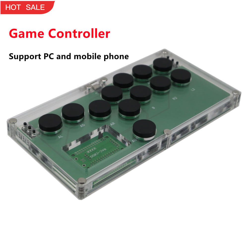 B1-MINI-PC Ultra Slim Arcade Stick Fight Stick Game Controller for PC  Cellphone