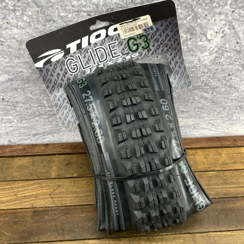 Tioga 27.5 Tire Glide G3 650B 2.60 Tubeless Folding 2.6 NOS Mountain DH Enduro - Picture 9 of 10