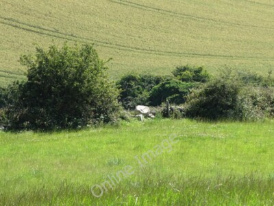 Photo 6x4 Dolmen at Ballyalton Saul This Neolithic Court Tomb is on the l c2011