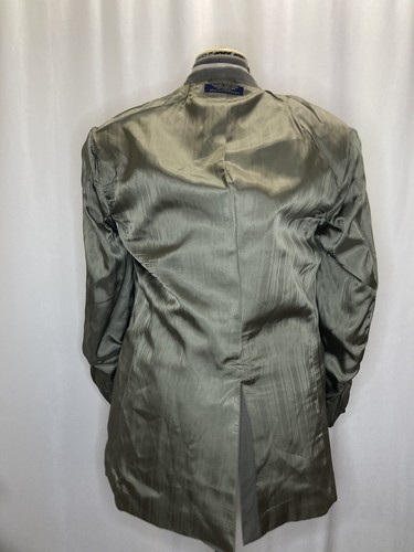 Brooks Brothers Mens Suit 40R 44" 36x31 2 Piece Blazer Sport Coat Jacket Green* - Picture 11 of 15