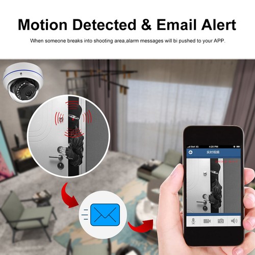 Vandalproof H.265 5MP Audio POE IP Camera Face Detection Dome Night Vision - Picture 7 of 12