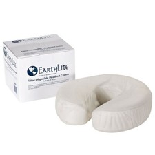 EARTHLITE Fitted Disposable Face Cradle Covers   Medical-Grade, Soft, 50 Pack