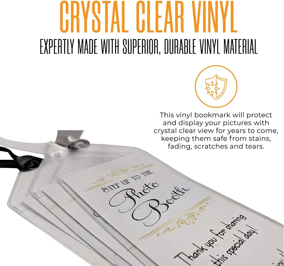 Manga De Marcador Fotomaton Marcos Tiras Soporte De Imágenes 2X6” 100 Recuentos Foto 4 de 4