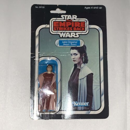 Vintage Kenner Star Wars ESB Leia Organa Bespin Debut 31 Back Action Figure MOC - Afbeelding 1 van 12