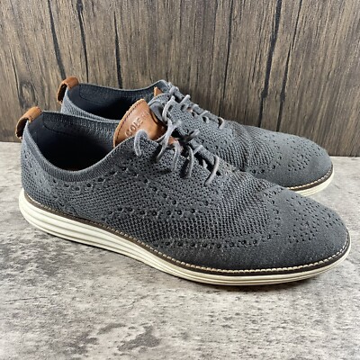 Cole Haan Men's OriginalGrand Wingtip Oxford C27961 - Magnet Stitchlite/Ivory Cole Haan Men's OriginalGrand Wingtip Oxford C27961 - Magnet Stitchlite/Ivory