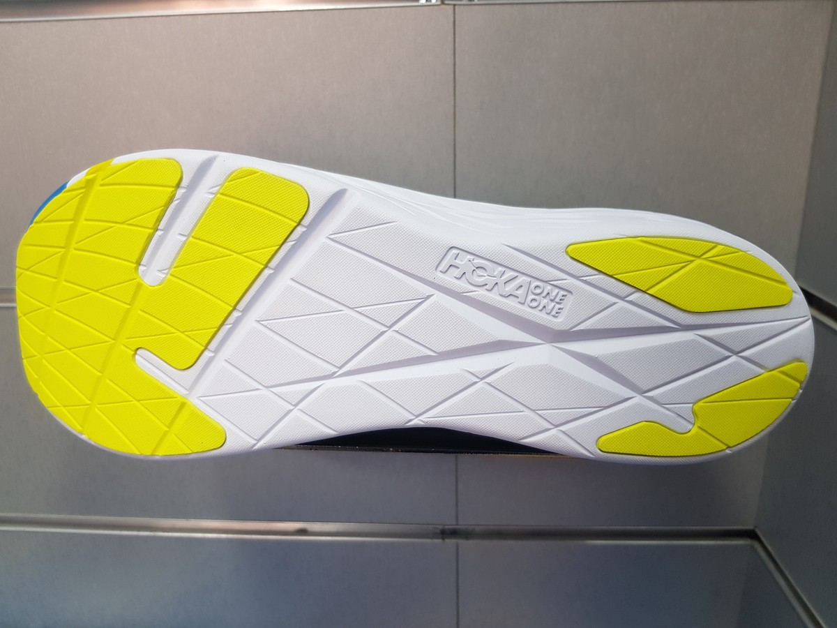 HOKA One One Unisex Rocket X Running Shoes White/Yellow Size 9.5M/10.5W 1113532 Running shoes Hoka Rocket X 3 - Top4Running.com main image 2