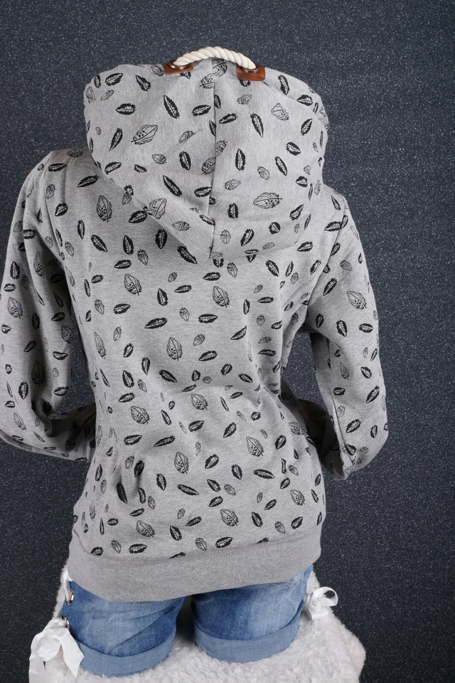 Damen Kapuzenpullover Hoodie Sweatshirt warmer Fleece Pulli  M L XL 2XL 3XL K02 - Bild 3 von 4