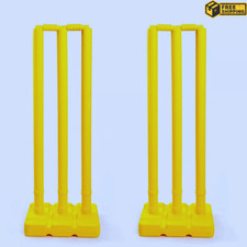 JR CRICKET PLASTIC STUMPS ( 6 STUMPS & 4 BAILS)