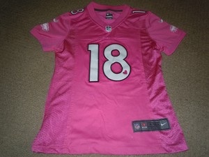 pink broncos jersey