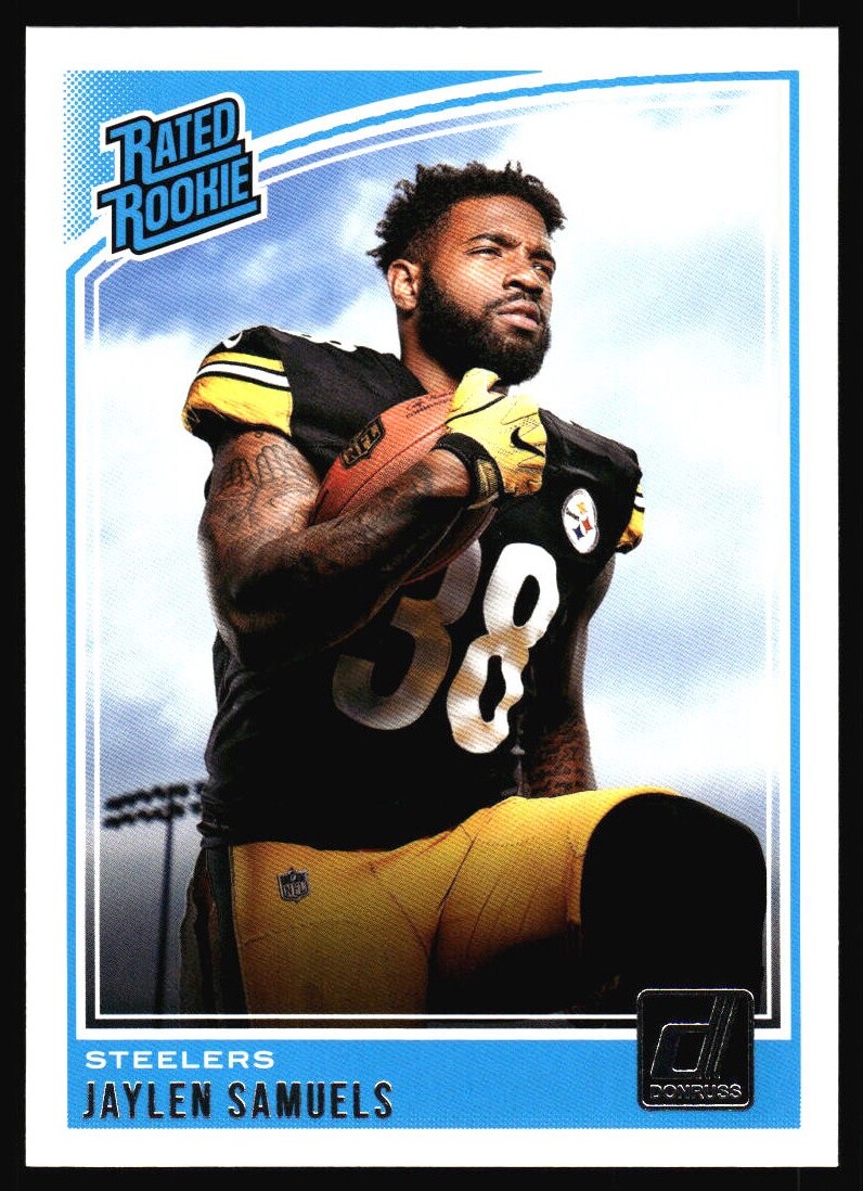 2018 Donruss Jaylen Samuels Rookie #334 Pittsburgh Steelers