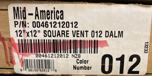 Dark Almond Gable Vent Square 12”x12” J-Block Vinyl Siding Accessories #012 - Picture 12 of 12