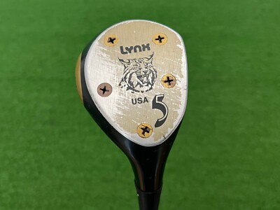 LYNX GOLF Persimmon (5) FAIRWAY WOOD Right Handed Steel DG S300U Stiff Classic