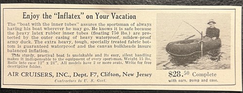 Air Cruiser Clifton NY 1934 Advertising Print Advertisement