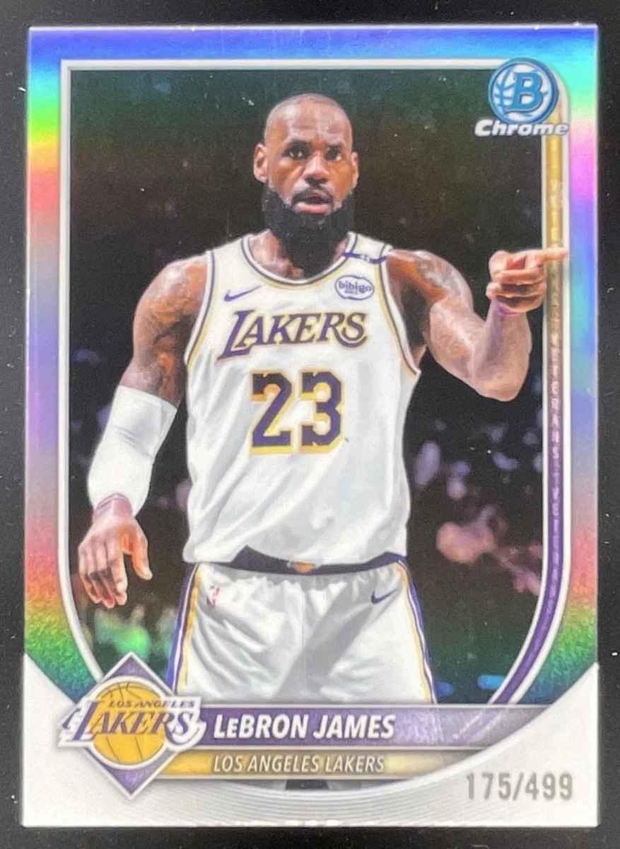 Bowman LeBron James Basketball Sports Trading Card Singles for