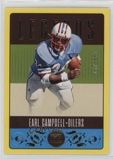 2023 Panini Legacy Legends Yellow 147/150 Earl Campbell #114 HOF 0t30