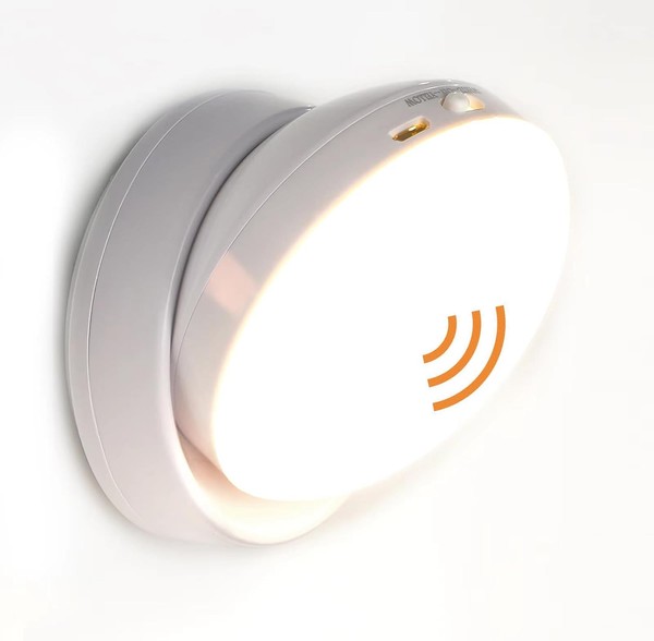 LED Wandleuchte Innen Mit Bewegungsmelder, USB Wiederaufladbare Wandlampe Mit-image
