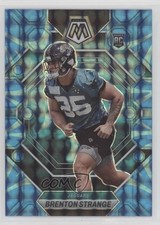 2023 Panini Mosaic Rookies Reactive Blue Mosaic Prizm Brenton Strange #286 18re