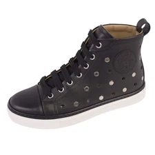 Hermes Sneakers JIMMY High Cut Serie Punching Shoes Women 36 (23cm) Used MOLO-0