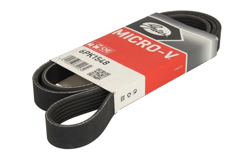 Gates 6PK1548 V-Ribbed Belt Fits Alpina BMW Geo Morgan Renault Seat Skoda Volvo - Image 29