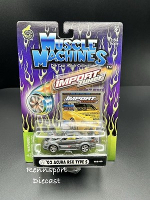 2003 Muscle Machines IMPORT Tuner 02 Acura RSX Type S 1:64 T02 09