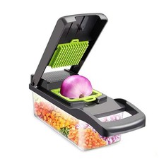 Ergonomic Vegetable Cutter with Detachable Blades Easy Clean Food Prep Utensil