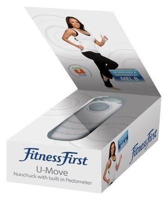 Mel B: Fitness First -U- Move Motion Nunchuk Controller mit integriertem Schrittzähler