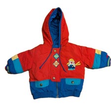 Vintage Boys OshKosh B Gosh Hooded Winter Coat Size S 12M Retro