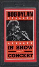 Bob Dylan Backstage Pass - 1997 Laminated Pass