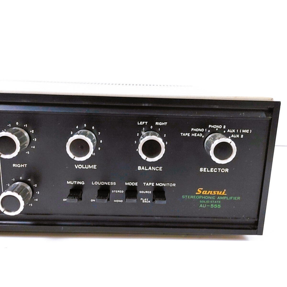 Sansui AU-555 Vintage Stereo Integrated Amplifier Sound