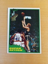 1981/82 Topps #101 East LARRY BIRD Boston Celtics Basketball Card, Forward, (VG)