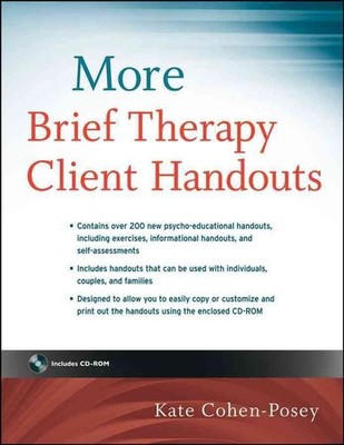 More Brief Therapy Client Handouts by Kate Cohen-Posey (English) Paperback Book