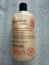 Philosophy Holiday Christmas Cookie 3 in 1 Shampoo Shower Gel 16 Oz Sealed