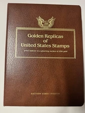 Golden Replicas of United States Stamps Proof Replica 22kt Gold (62 Stamps)
