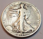 1919 KEY VERY LOW MINTAGE 962K LIBERTY WALKING  90% SILVER HALF DOLLAR LOT COIN