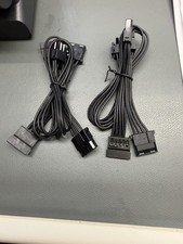 Corsair 34-001201 6 Pin to 2x SATA Molex Modular Power Cable Qty 2