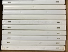 10 x Empty Single-disc DVD Case Lot White  GOOD to VERY GOOD CONDITION