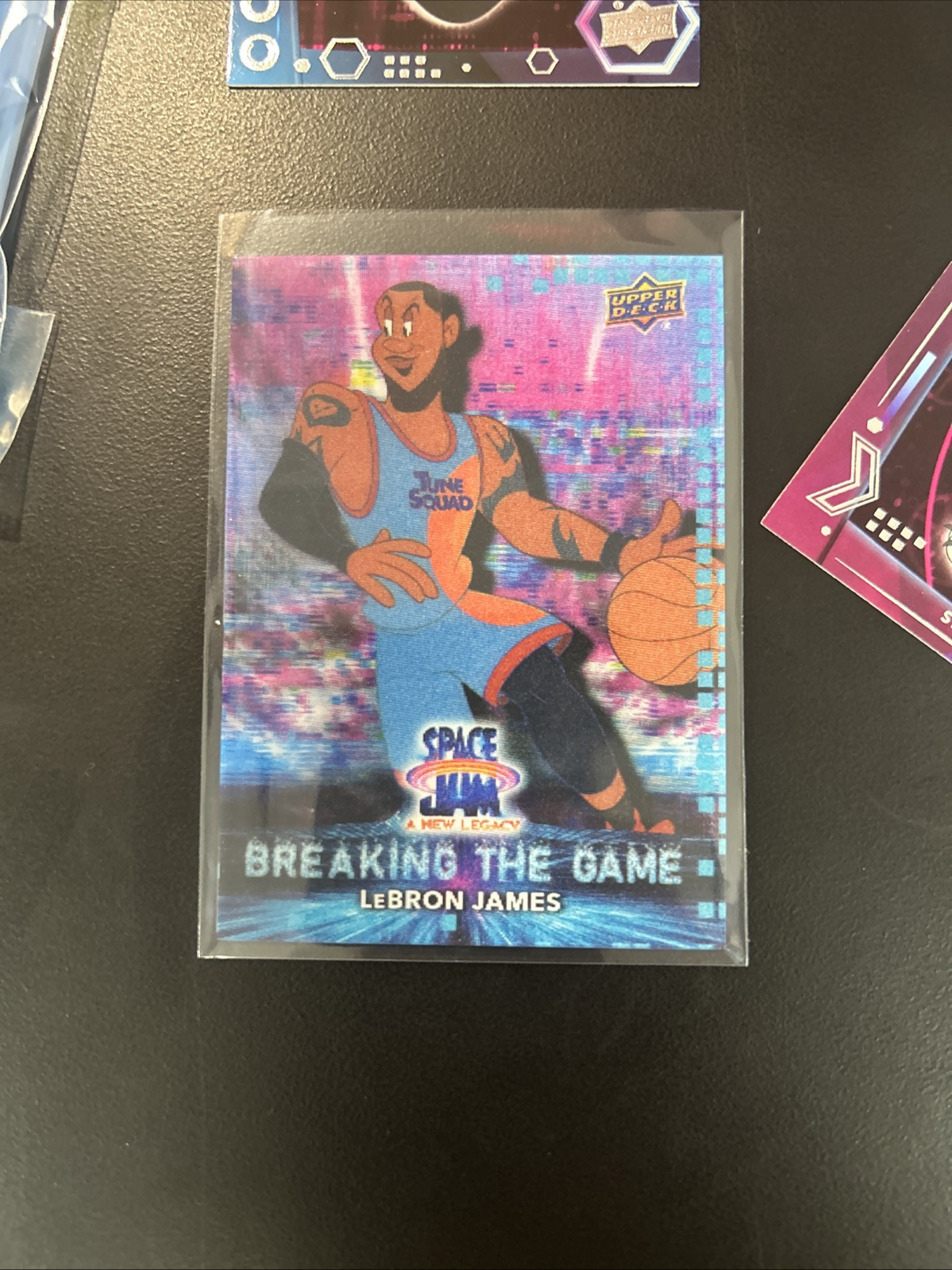 2021 Space Jam A New Legacy Breaking The Game 3D LeBron James Upper Deck 3D-1