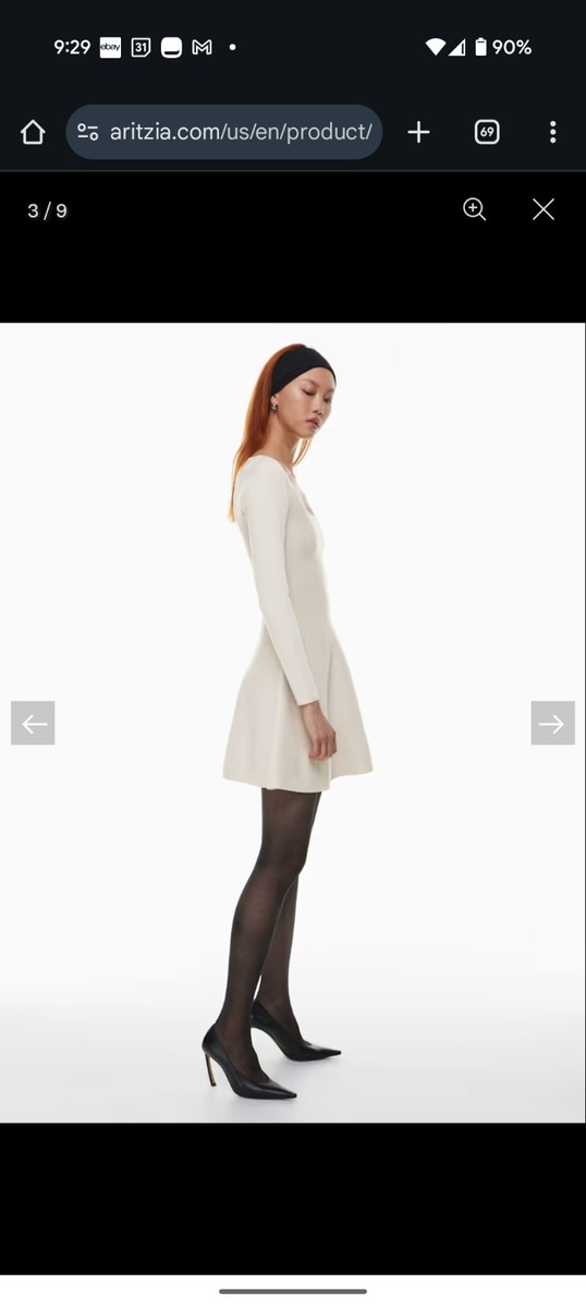 SAVE $100+ Aritzia Babaton Sculpt Knit Applause Dress S - graduation dress  | eBay