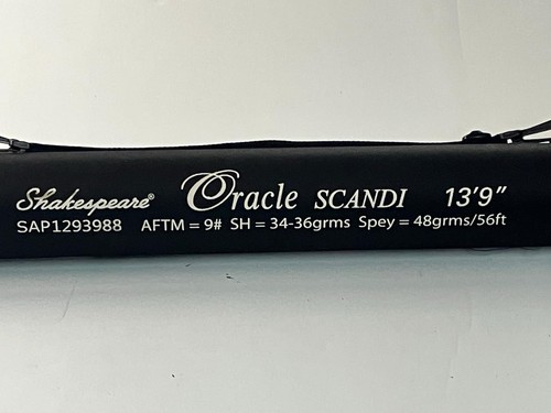 Shakespeare Oracle Scandi 13' 9" / 419cm #9 Four Section Salmon Fly Fishing Rod - Picture 24 of 24