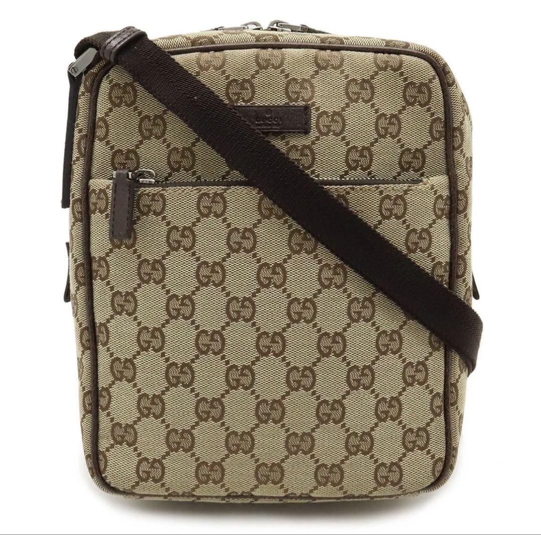 GUCCI GG Monogram Canvas Shoulder Bag for Women
