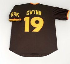 Tony Gwynn San Diego Jersey Men’s XL 1984 Padres Road Brown Retro Throwback