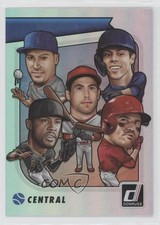 2020 Panini Donruss Divisions Christian Yelich Javier Baez Joey Votto #NC5 0c6